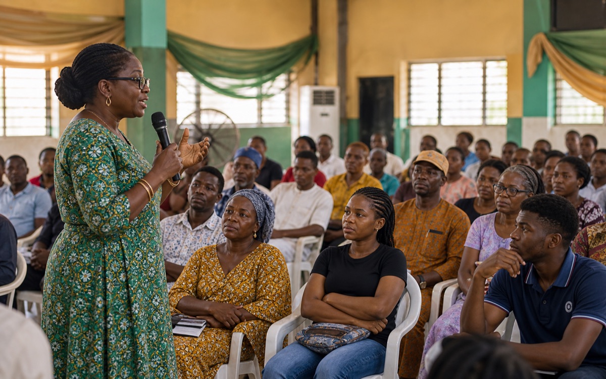 Community town hall meeting